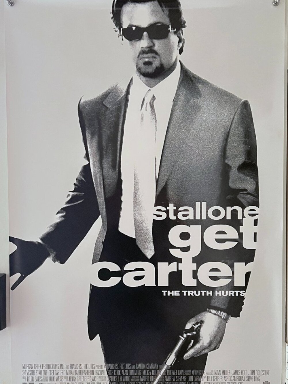 GET CARTER (2000) - ORIGINAL DOUBLE SIDED MOVIE POSTER